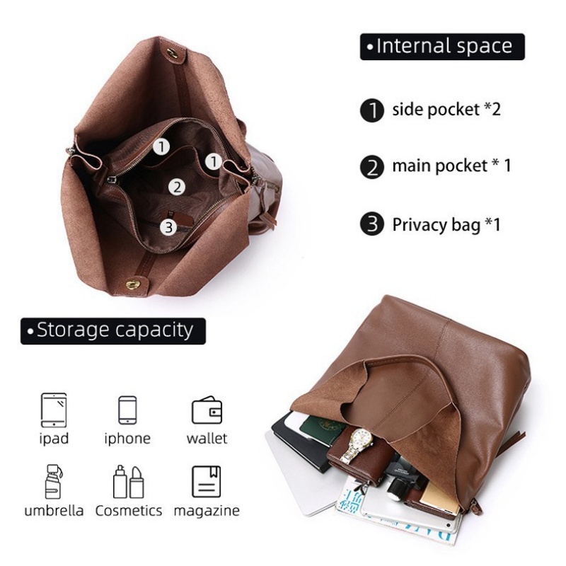 Luxury Cowhide Leather Women T - Luxury Bags Tote avaliação e preço