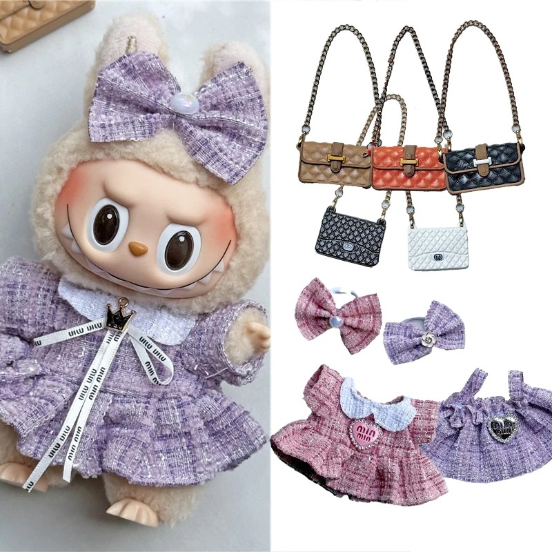 15 17cm For Labubu Doll Adorab - Luxury Bags Mini avaliação e preço