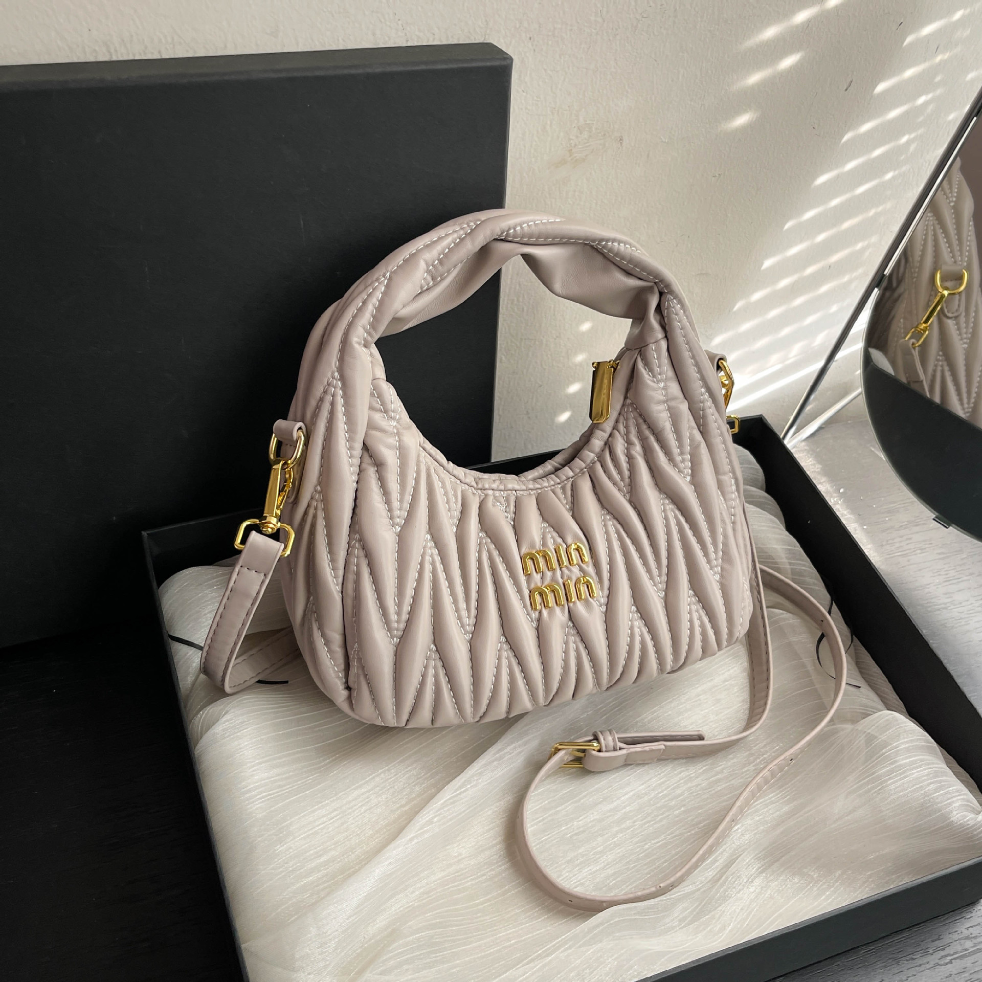 Fashion Women's Quilted Pleate - Luxury Bags Dior avaliação e preço