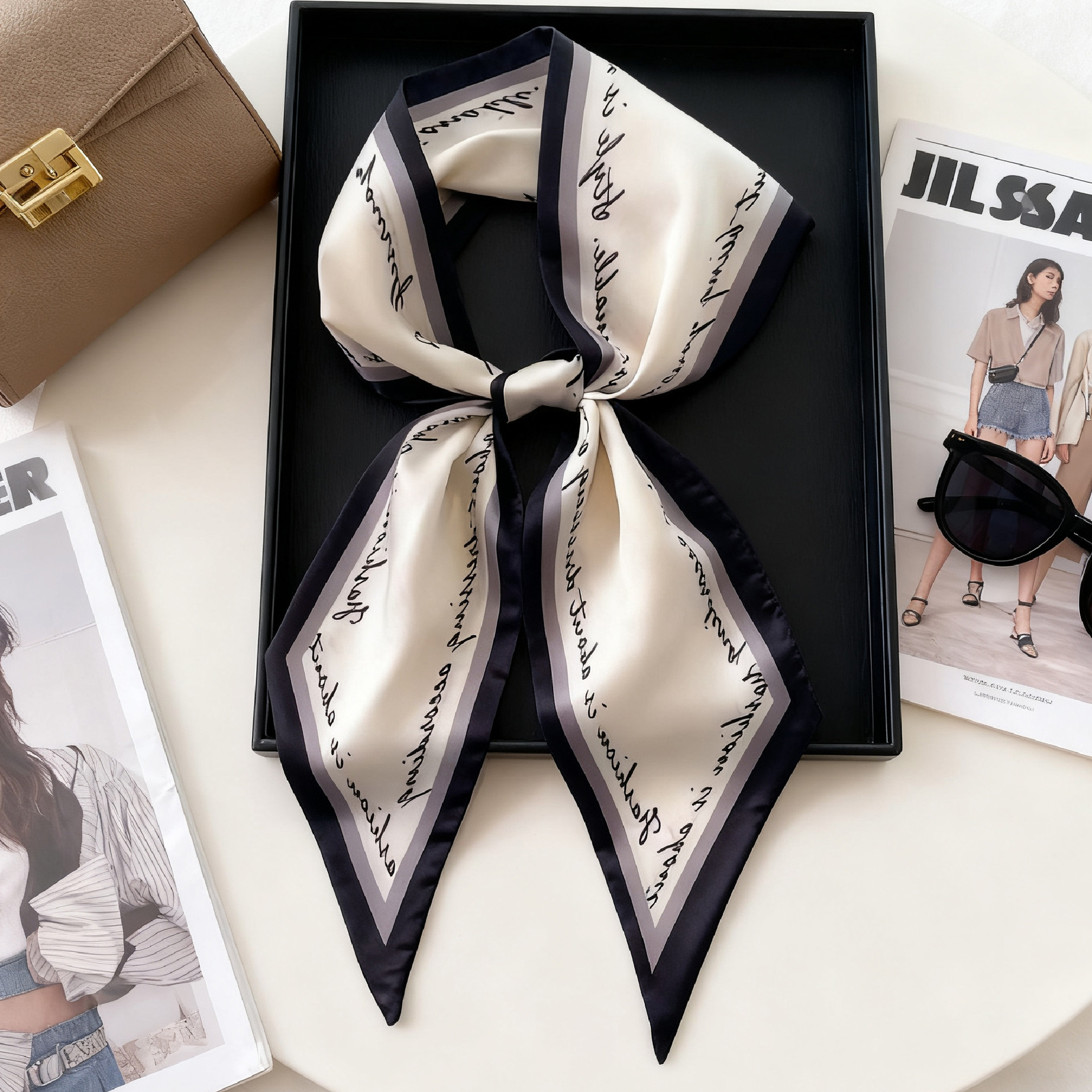 Luxury Long Neckerchief Skinny - Discount Luxury Bags avaliação e preço