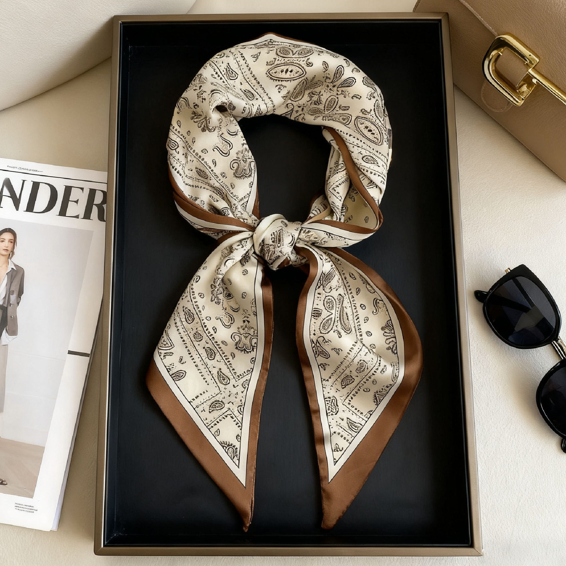 Luxury Long Neckerchief Skinny - Discount Luxury Bags avaliação e preço