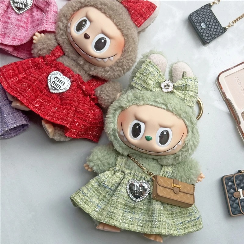 15 17cm For Labubu Doll Adorab - Luxury Bags Mini avaliação e preço