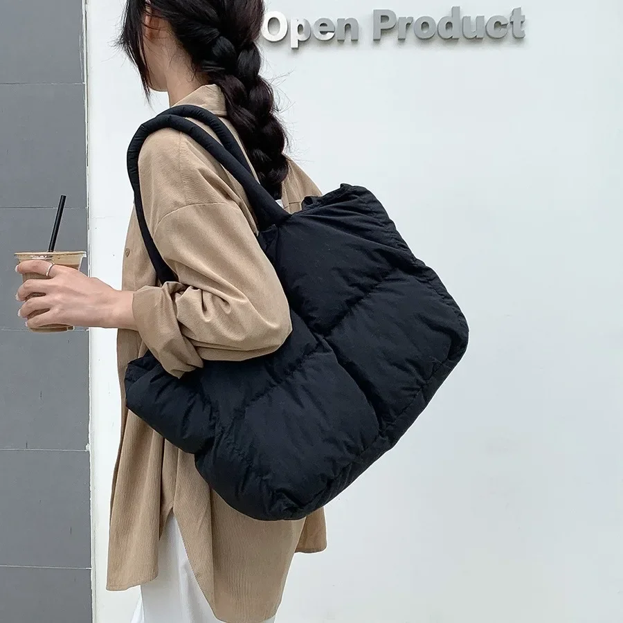 Cotton Padded Tote Large Quilt - Luxury Bags Tote avaliação e preço