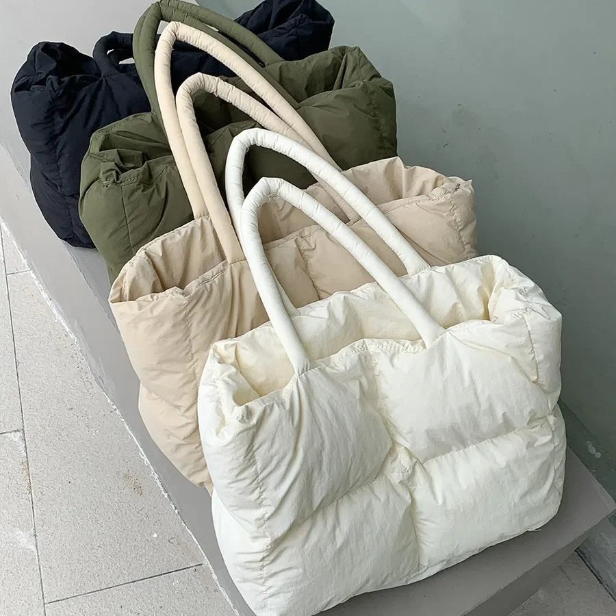Cotton Padded Tote Large Quilt - Luxury Bags Tote avaliação e preço