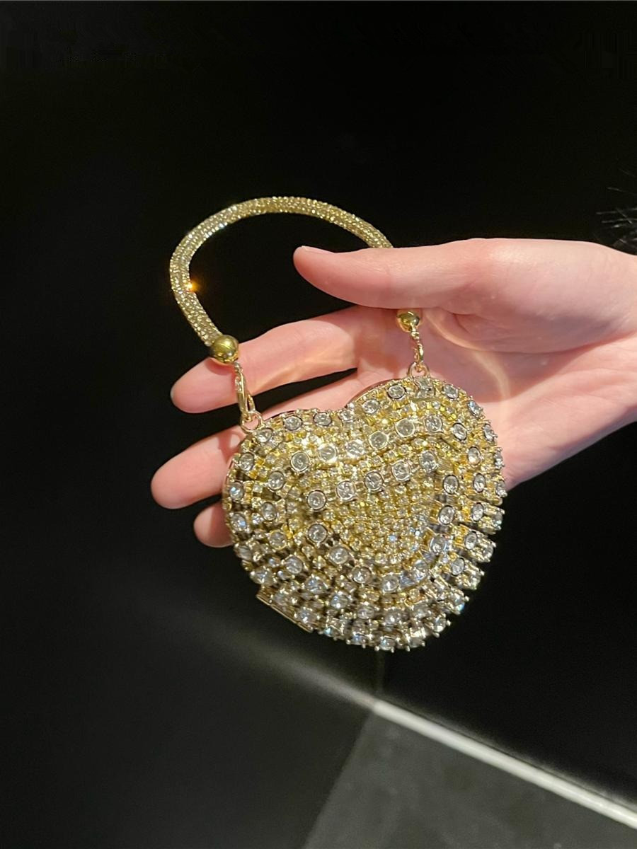 Luxury Small Bling Heart Shape - Luxury Bags Mini avaliação e preço