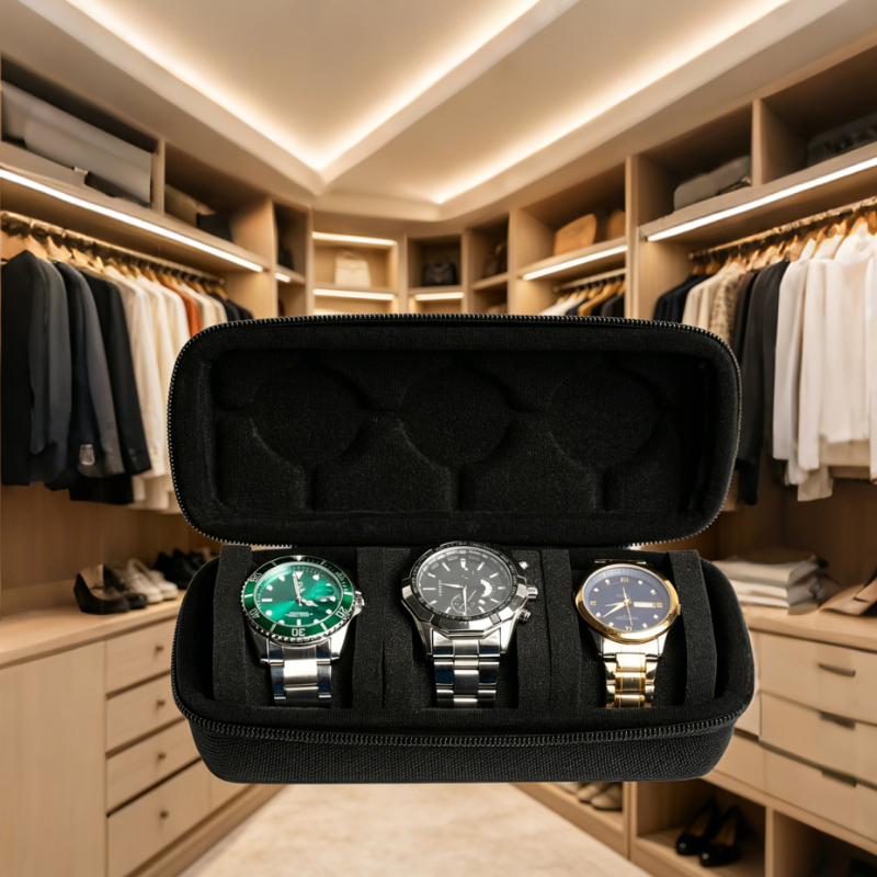 1pc Luxury 3-slot Watch Travel - Luxury Bags Dropshipping avaliação e preço