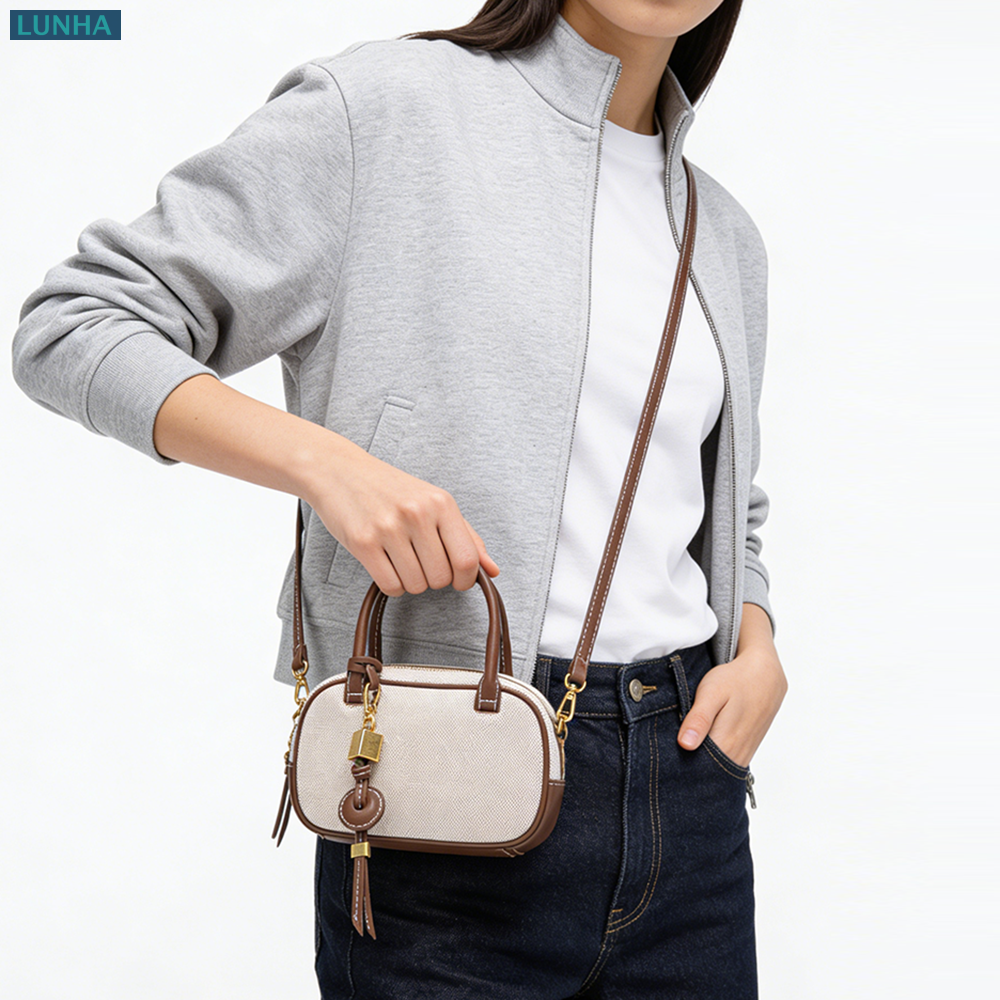 Women Luxury Mini Oval Bowling - Luxury Bags Vegan avaliação e preço