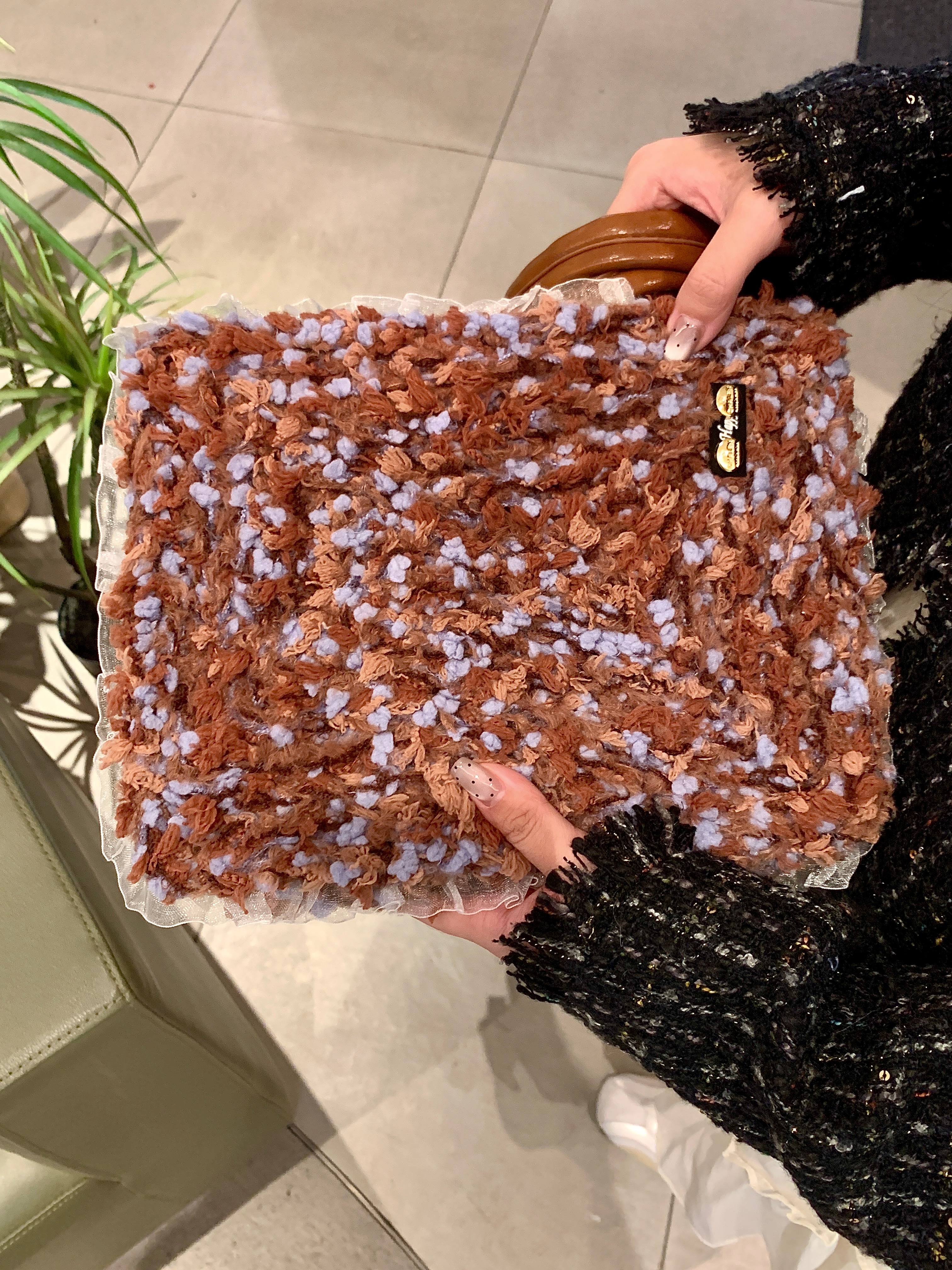 Winter Luxury Cute Plush Brack - Luxury Bags Dropshipping avaliação e preço