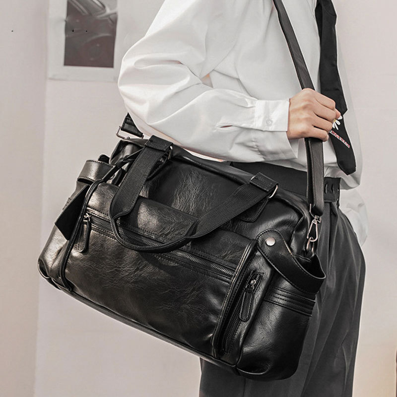 Men PU Leather Briefcase Top-H - Luxury Bags Tote avaliação e preço