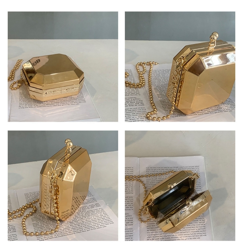 Mini Luxury Gold Party Evening - Luxury Bags Mini avaliação e preço