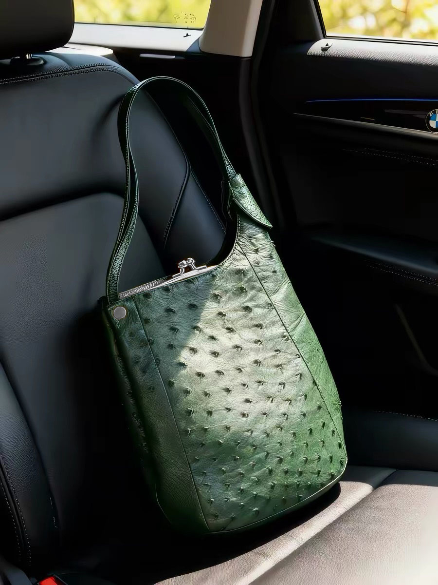 2026 New Green Leather Single  - Luxury Bags Tote avaliação e preço