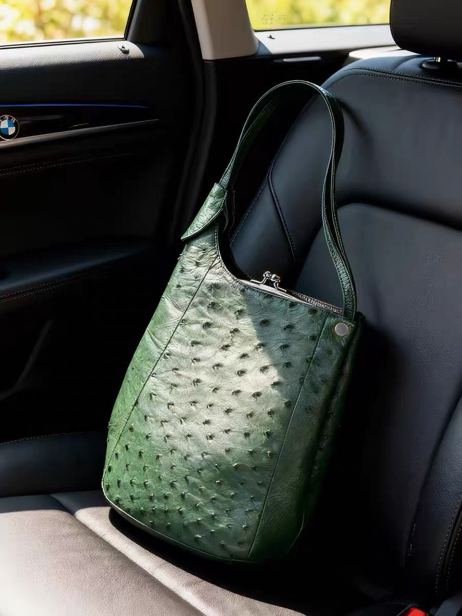 2026 New Green Leather Single  - Luxury Bags Tote avaliação e preço