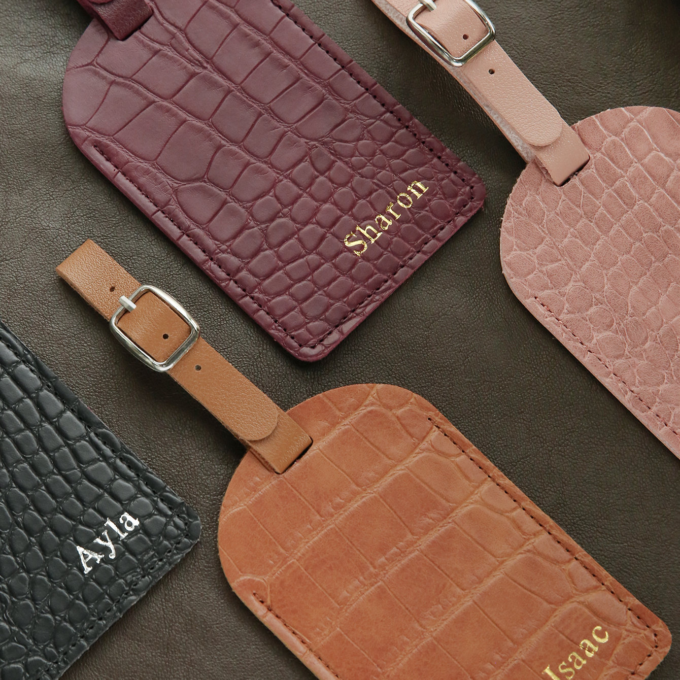 Personalized Leather Luggage T - Luxury Bags Vegan avaliação e preço