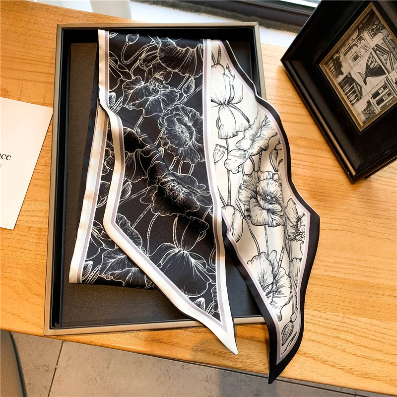 Luxury Long Silk Scarf Female  - Discount Luxury Bags avaliação e preço