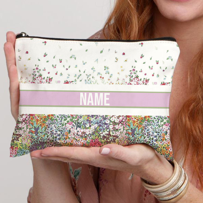 Custom Name Cosmetic Bag Trend - Luxury Bags Brand Names avaliação e preço