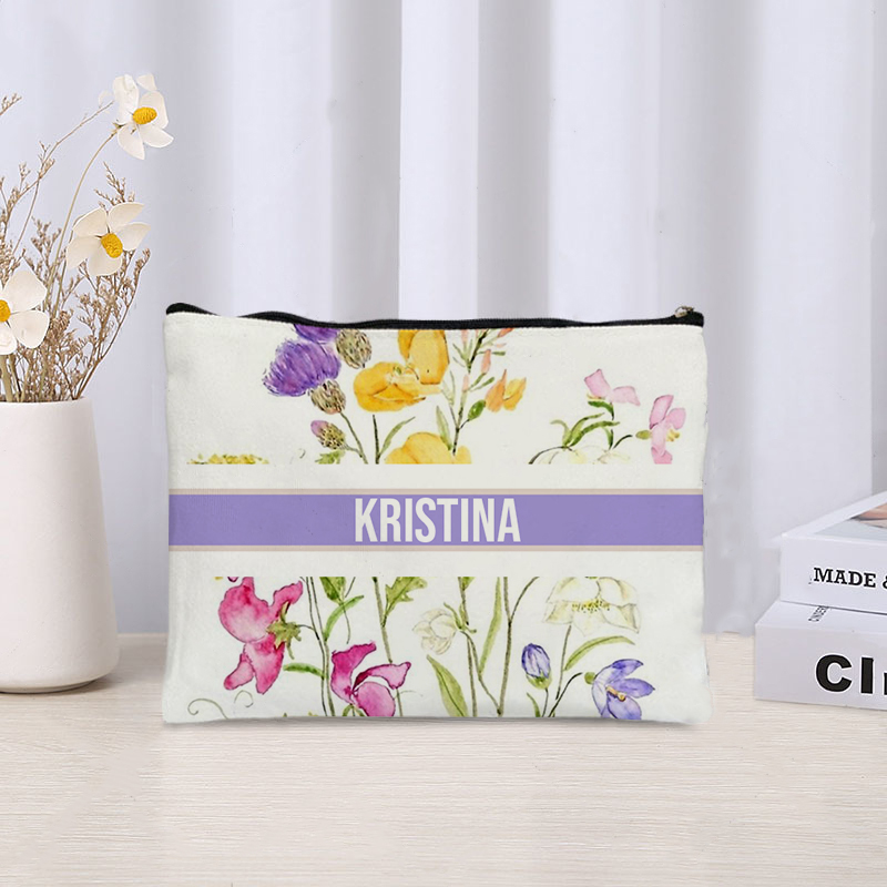 Custom Name Cosmetic Bag Trend - Luxury Bags Brand Names avaliação e preço