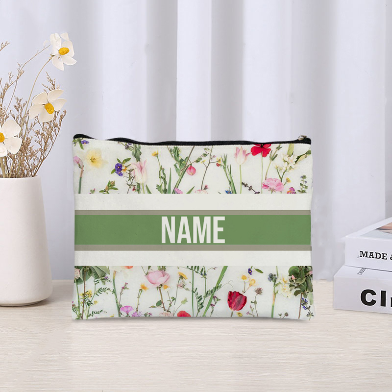 Custom Name Cosmetic Bag Trend - Luxury Bags Brand Names avaliação e preço