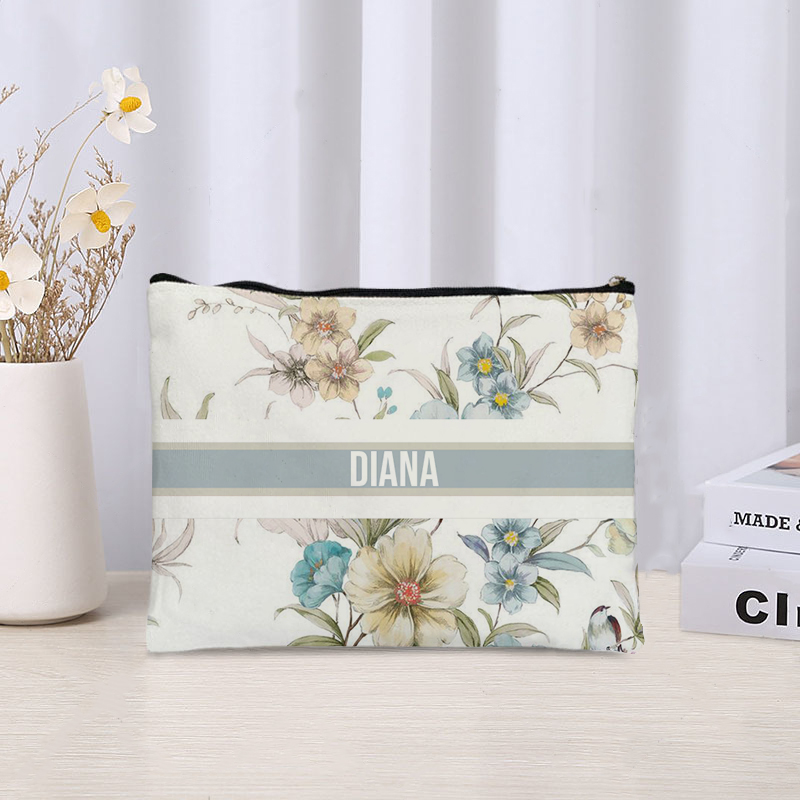 Custom Name Cosmetic Bag Trend - Luxury Bags Brand Names avaliação e preço