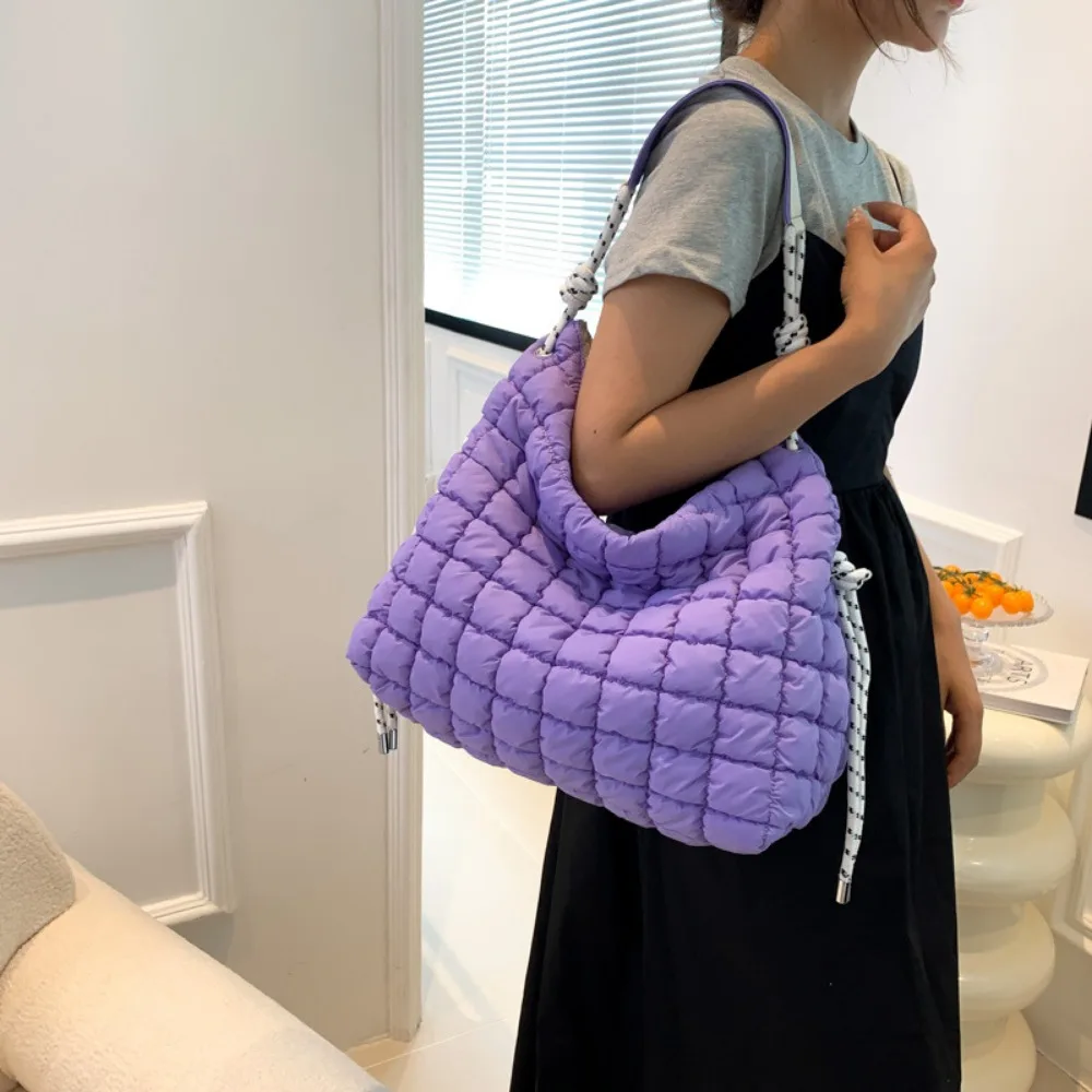 Vegan Down Pleated Shoulder Ba - Luxury Bags Vegan avaliação e preço