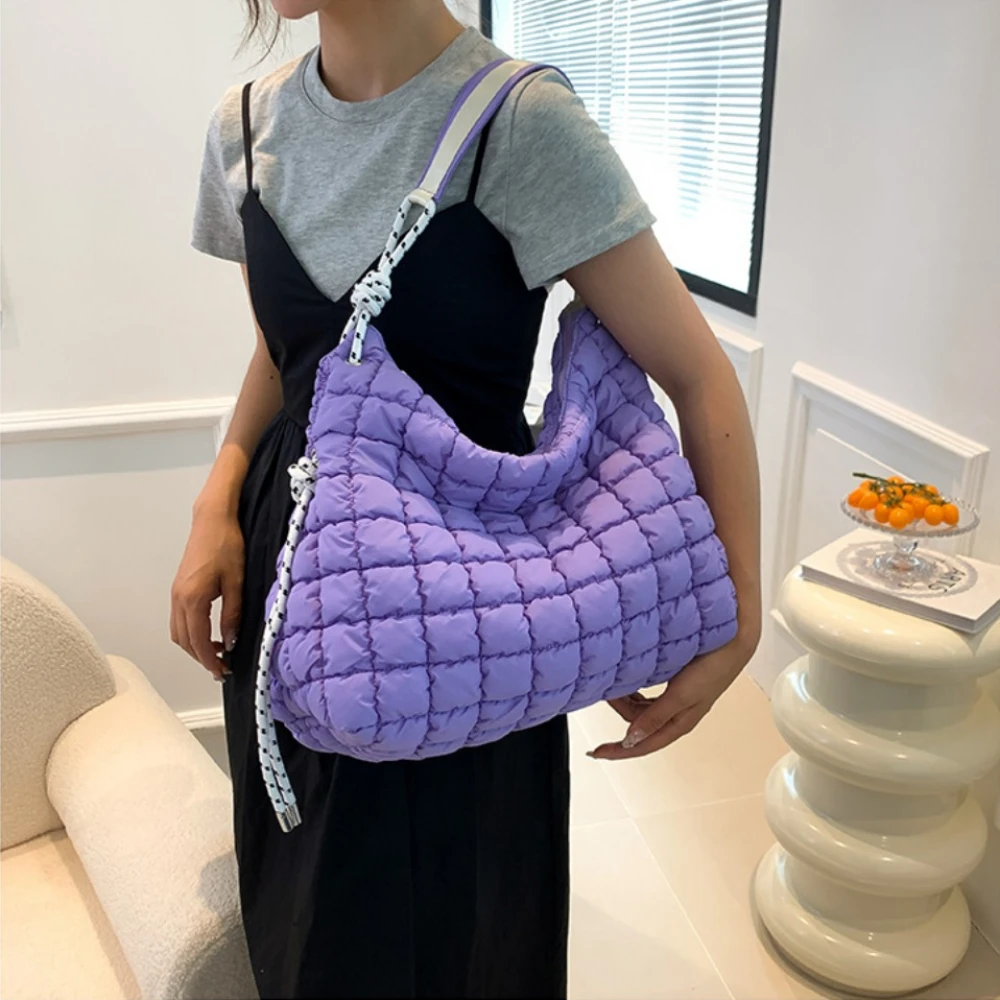 Vegan Down Pleated Shoulder Ba - Luxury Bags Vegan avaliação e preço