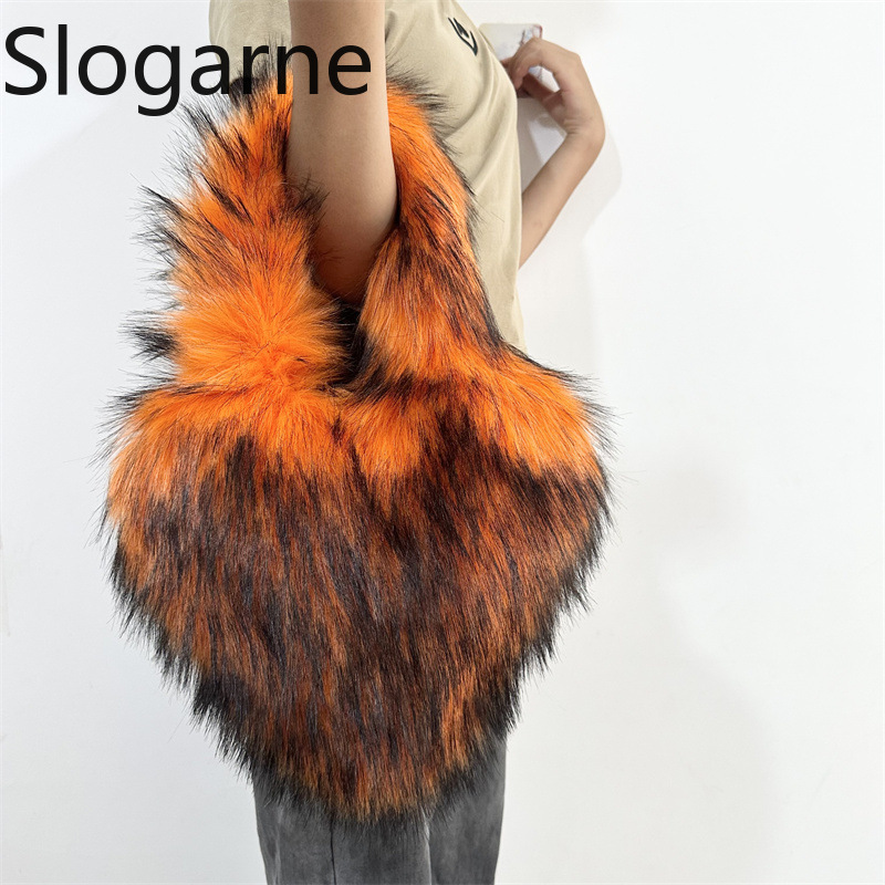 Faux Raccoon Fur Handbag 2026  - Luxury Bags Dropshipping avaliação e preço