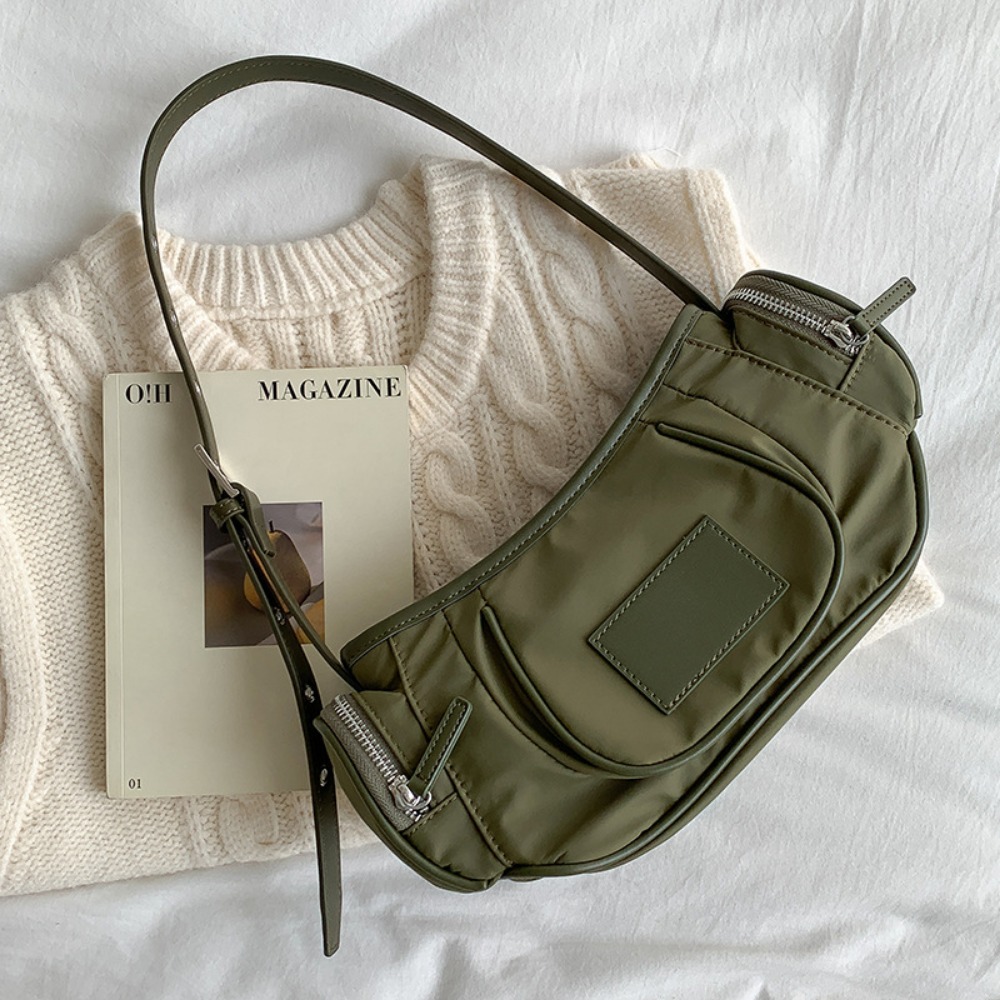 Vegan Nylon Underarm Bags Wome - Luxury Bags Vegan avaliação e preço