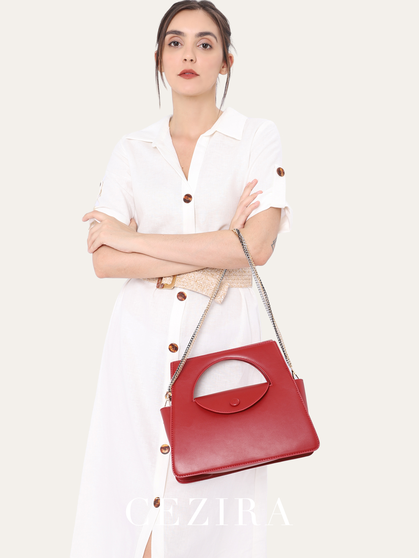 CEZIRA Brand Luxury PU Vegan L - Luxury Bags Vegan avaliação e preço