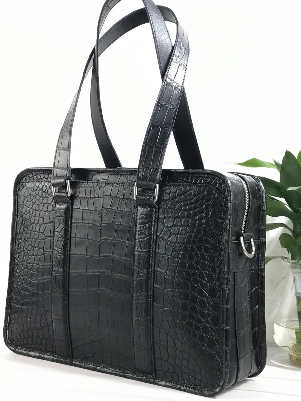 New crocodile leather laptop b - Luxury Bags Tote avaliação e preço