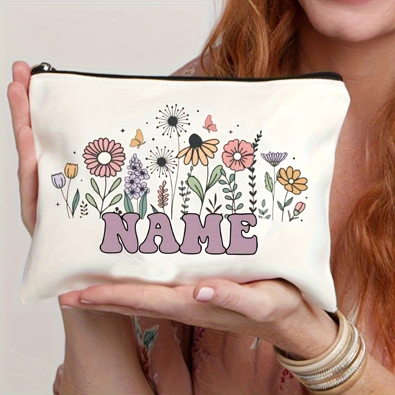 Personalized Name Makeup Bag T - Luxury Bags Brand Names avaliação e preço