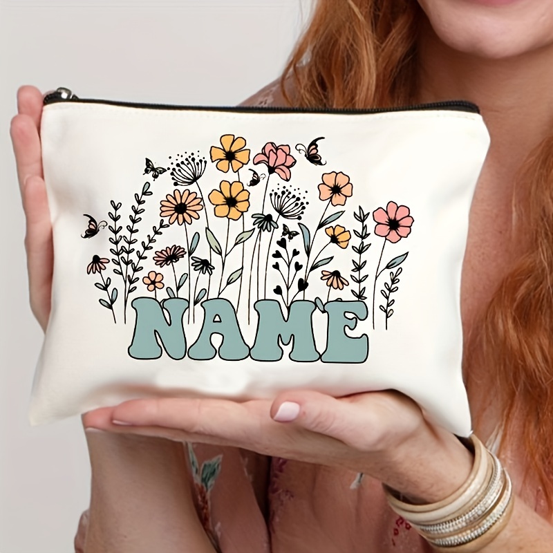 Personalized Name Makeup Bag T - Luxury Bags Brand Names avaliação e preço