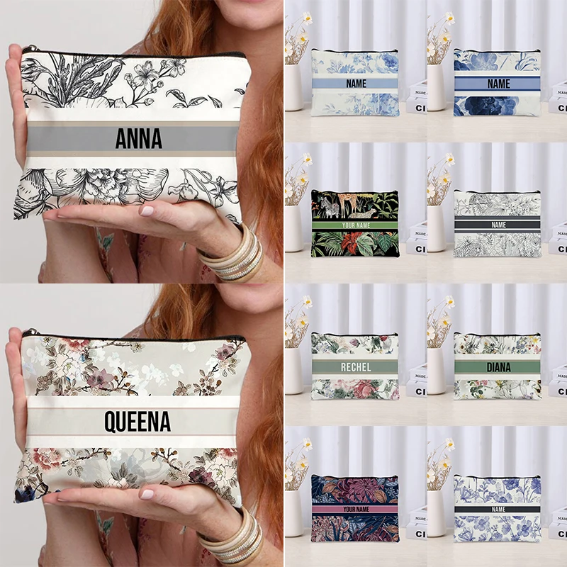 Custom Name Vintage Makeup Bag - Luxury Bags Brand Names avaliação e preço