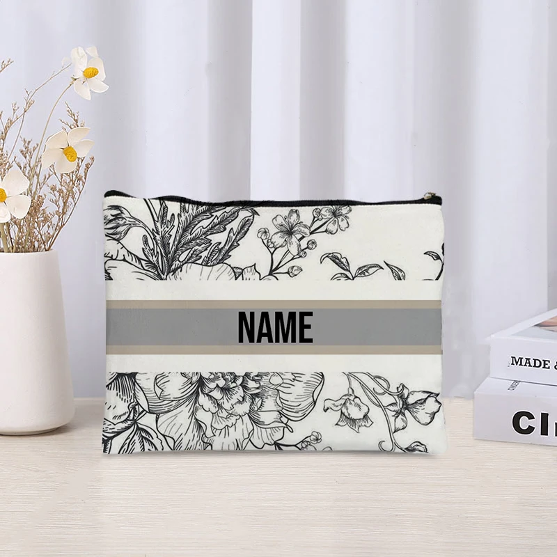 Custom Name Vintage Makeup Bag - Luxury Bags Brand Names avaliação e preço