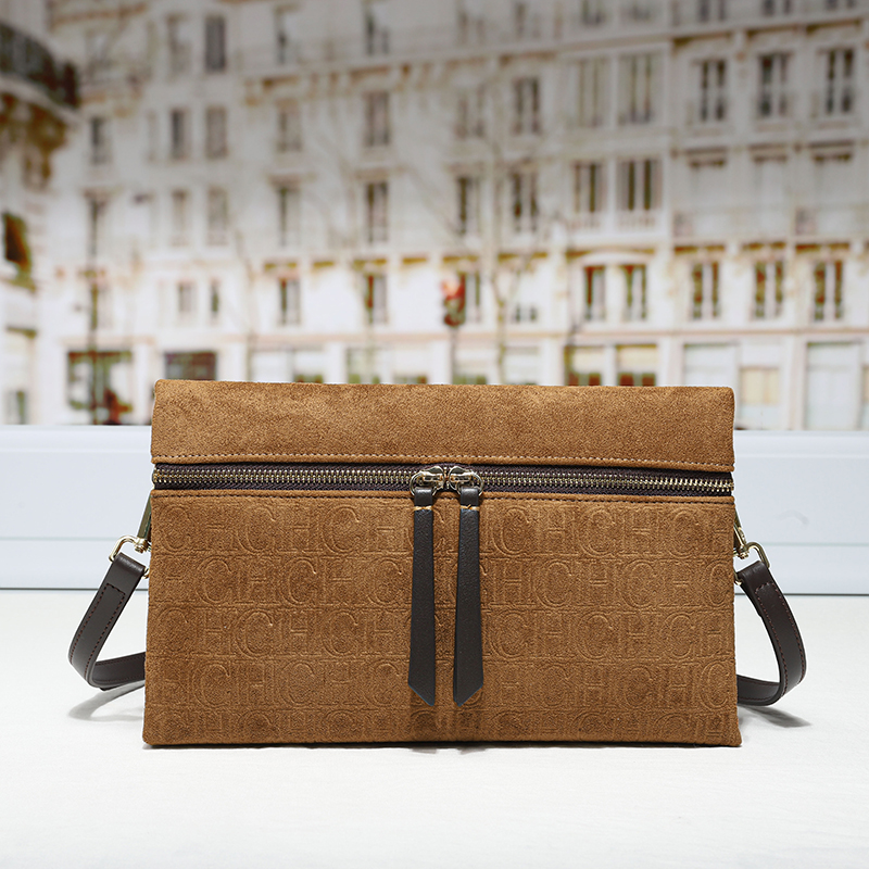 CH Solid Color Suede Shoulder  - Luxury Bags Must Have avaliação e preço