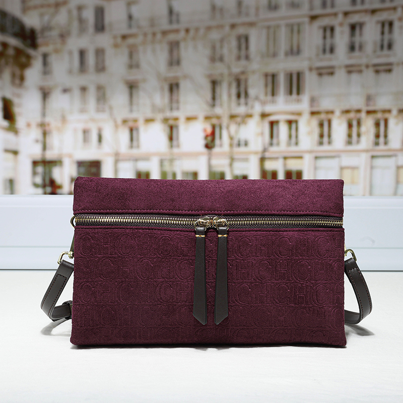 CH Solid Color Suede Shoulder  - Luxury Bags Must Have avaliação e preço