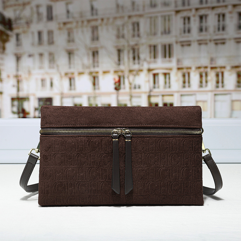 CH Solid Color Suede Shoulder  - Luxury Bags Must Have avaliação e preço