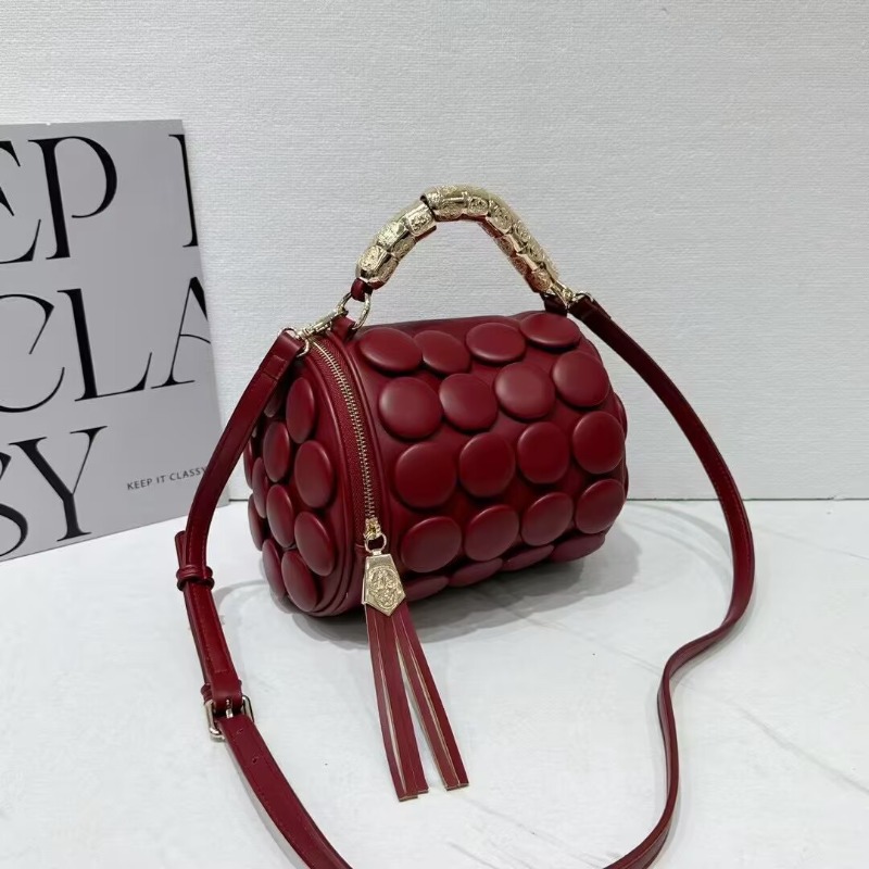 Retro Button Leather Handbags  - Luxury Bags Youtube avaliação e preço