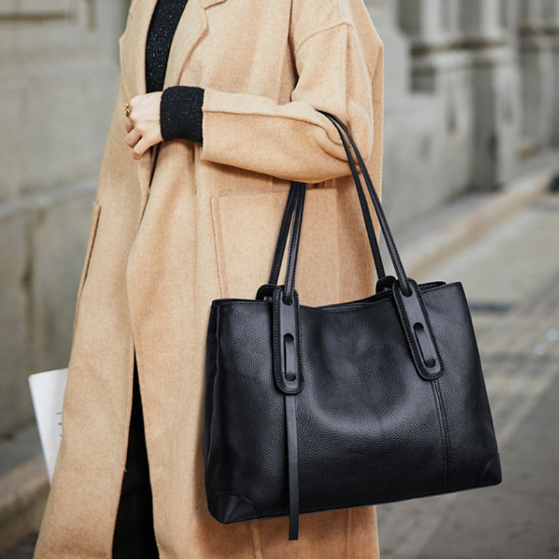 Genuine Leather Tote Bag Luxur - Luxury Bags Tote avaliação e preço