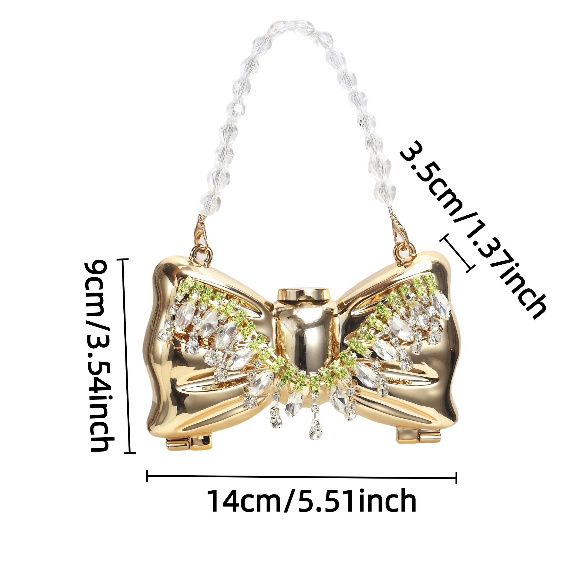Luxury Fashion Metal Mini Hand - Discount Luxury Bags avaliação e preço